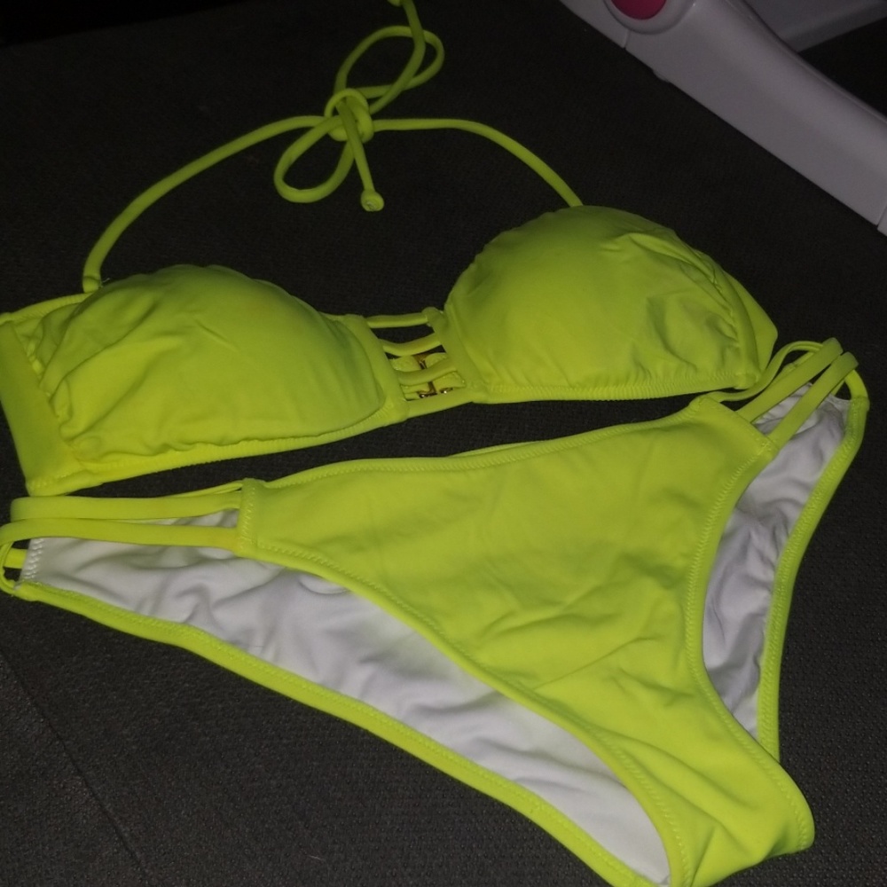 Victoria's Secret Bright Yellow bikini